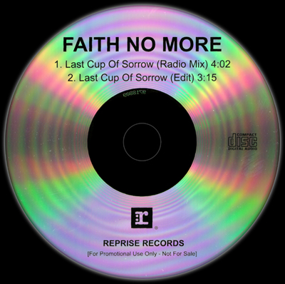 Faith No More Last Cup Of Sorrow CD USA Promo First Pressing